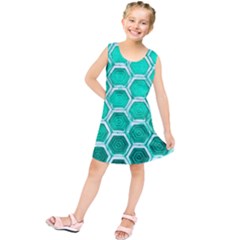 Hexagon Windows Kids  Tunic Dress by essentialimage