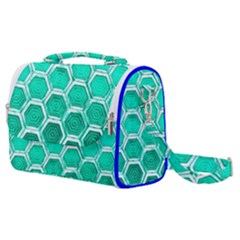 Hexagon Windows Satchel Shoulder Bag by essentialimage