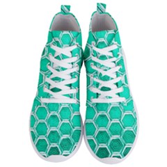 Hexagon Windows Men s Lightweight High Top Sneakers by essentialimage