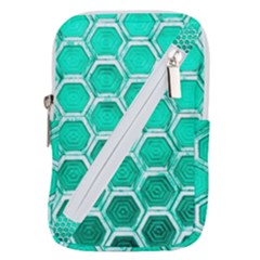 Hexagon Windows Belt Pouch Bag (large) by essentialimage