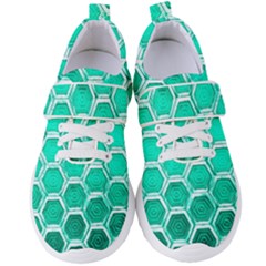 Hexagon Windows Women s Velcro Strap Shoes by essentialimage