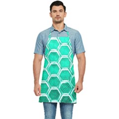 Hexagon Windows Kitchen Apron by essentialimage