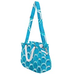 Hexagon Windows Rope Handles Shoulder Strap Bag by essentialimage