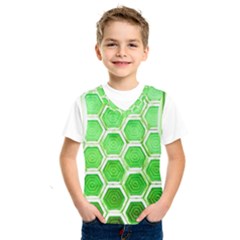 Hexagon Windows Kids  Basketball Tank Top by essentialimage