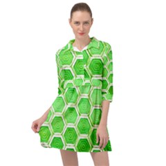 Hexagon Windows Mini Skater Shirt Dress by essentialimage