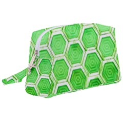 Hexagon Windows Wristlet Pouch Bag (large) by essentialimage