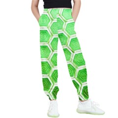 Hexagon Windows Kids  Elastic Waist Pants by essentialimage