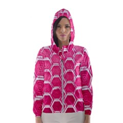 Hexagon Windows Women s Hooded Windbreaker