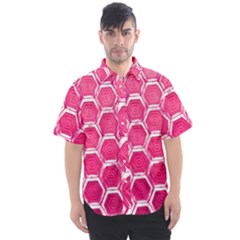 Hexagon Windows Men s Short Sleeve Shirt