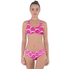 Hexagon Windows Criss Cross Bikini Set