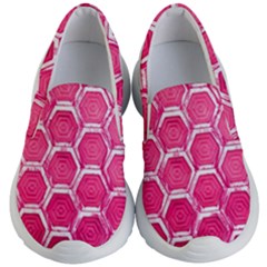 Hexagon Windows Kids Lightweight Slip Ons by essentialimage