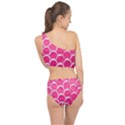 Hexagon Windows Spliced Up Two Piece Swimsuit View2