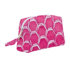 Hexagon Windows Wristlet Pouch Bag (Medium)