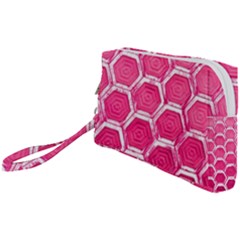 Hexagon Windows Wristlet Pouch Bag (small) by essentialimage