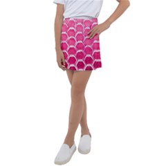 Hexagon Windows Kids  Tennis Skirt