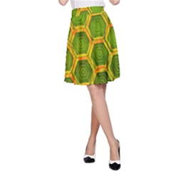 Hexagon Windows A-line Skirt by essentialimage