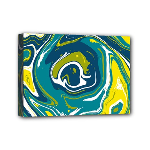 Vector Vivid Marble Pattern 14 Mini Canvas 7  X 5  (stretched) by goljakoff