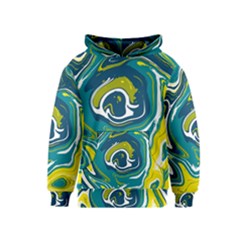 Vector Vivid Marble Pattern 14 Kids  Pullover Hoodie by goljakoff