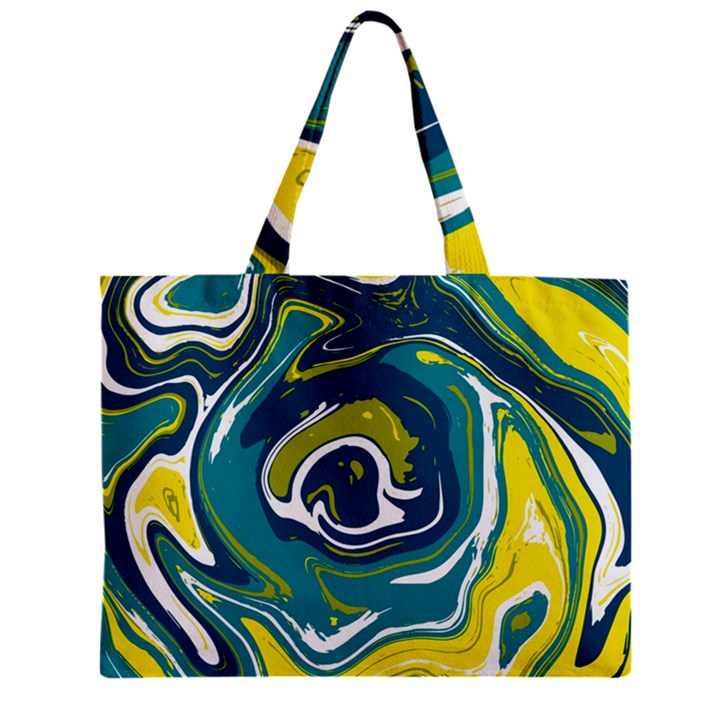 Vector Vivid Marble Pattern 14 Zipper Mini Tote Bag