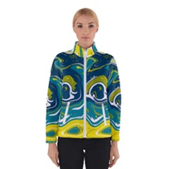 Vector Vivid Marble Pattern 14 Winter Jacket by goljakoff