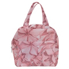 Coral Colored Hortensias Floral Photo Boxy Hand Bag by dflcprintsclothing