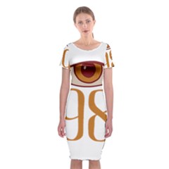 Orwell Classic Short Sleeve Midi Dress by Valentinaart