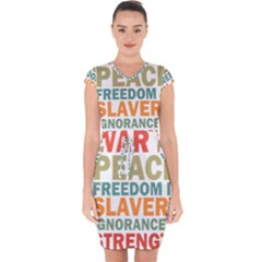 Orwell Capsleeve Drawstring Dress  by Valentinaart