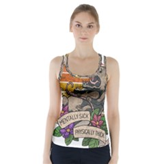 Possum - Mentally Sick Physically Thick Racer Back Sports Top by Valentinaart