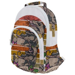 Possum - Mentally Sick Physically Thick Rounded Multi Pocket Backpack by Valentinaart