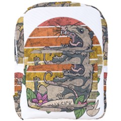 Possum - Mentally Sick Physically Thick Full Print Backpack by Valentinaart
