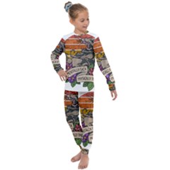 Possum - Mentally Sick Physically Thick Kids  Long Sleeve Set  by Valentinaart