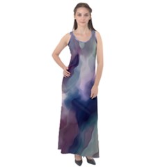 Graceful Impression Sleeveless Velour Maxi Dress by DressitUP
