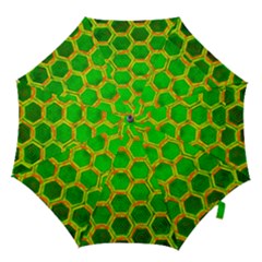 Hexagon Windows Hook Handle Umbrellas (small) by essentialimage