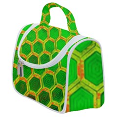 Hexagon Windows Satchel Handbag by essentialimage