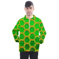 Hexagon Windows Men s Half Zip Pullover