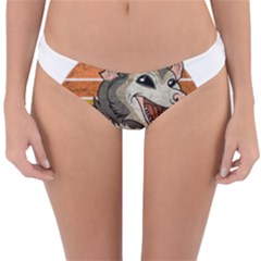 Possum - Be Urself Reversible Hipster Bikini Bottoms by Valentinaart