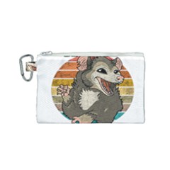 Possum - Be Urself Canvas Cosmetic Bag (small) by Valentinaart