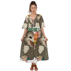 Possum - Be Urself Kimono Sleeve Boho Dress