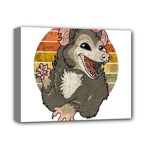 Possum  Deluxe Canvas 14  X 11  (stretched) by Valentinaart
