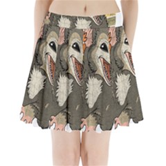 Possum  Pleated Mini Skirt by Valentinaart