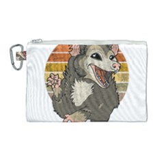 Possum  Canvas Cosmetic Bag (large) by Valentinaart