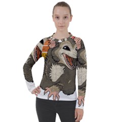 Possum  Women s Pique Long Sleeve Tee