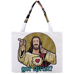 Buddy Christ Mini Tote Bag by Valentinaart