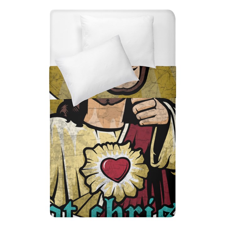 Buddy Christ Duvet Cover Double Side (Single Size)