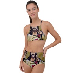 Buddy Christ High Waist Tankini Set by Valentinaart