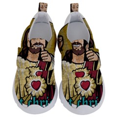 Buddy Christ Kids  Velcro No Lace Shoes by Valentinaart