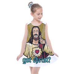 Buddy Christ Kids  Summer Dress by Valentinaart