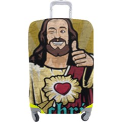 Buddy Christ Luggage Cover (large) by Valentinaart