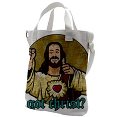Buddy Christ Canvas Messenger Bag by Valentinaart