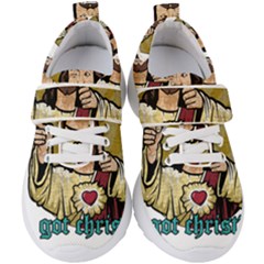 Buddy Christ Kids  Velcro Strap Shoes by Valentinaart